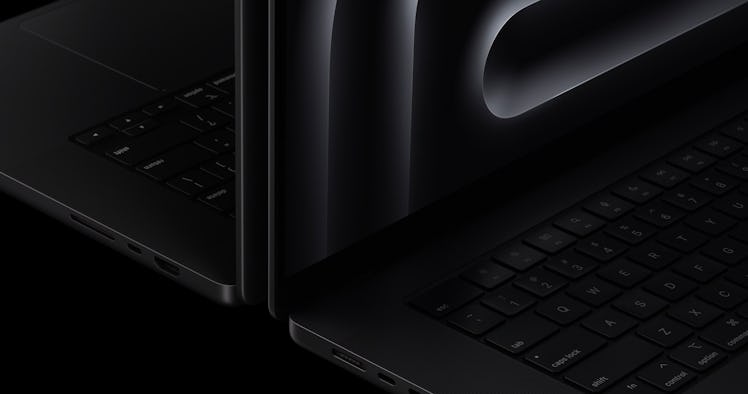 Apple's black M3 MacBook pro