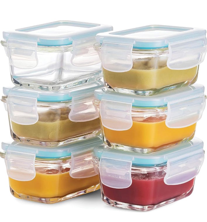 Glass Meal Prep Food Storage Container 6 Count
