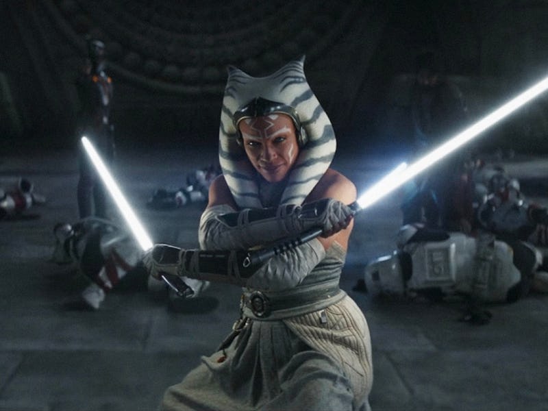 Rosario Dawson as Ahsoka Tano in Ahsoka