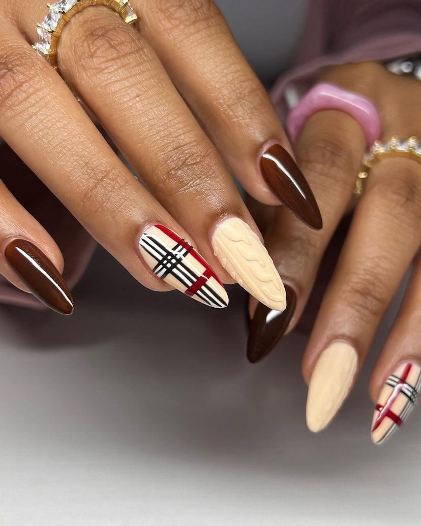 How to Create Stunning Plaid Nail Art