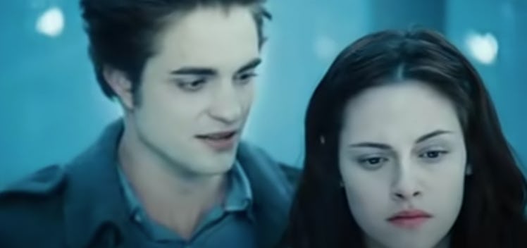 A close-up of Twilight characters Isabella Swan and Edward Cullen from the first 'Twilight' Movie
