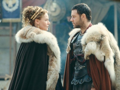 Connie Nielsen as Lucilla and Russell Crowe as Maximus in 'Gladiator'