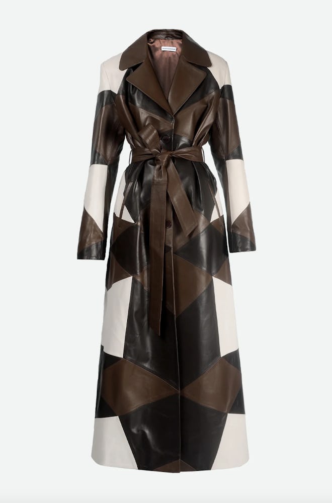 Nour Hammour Patchwork Trench 