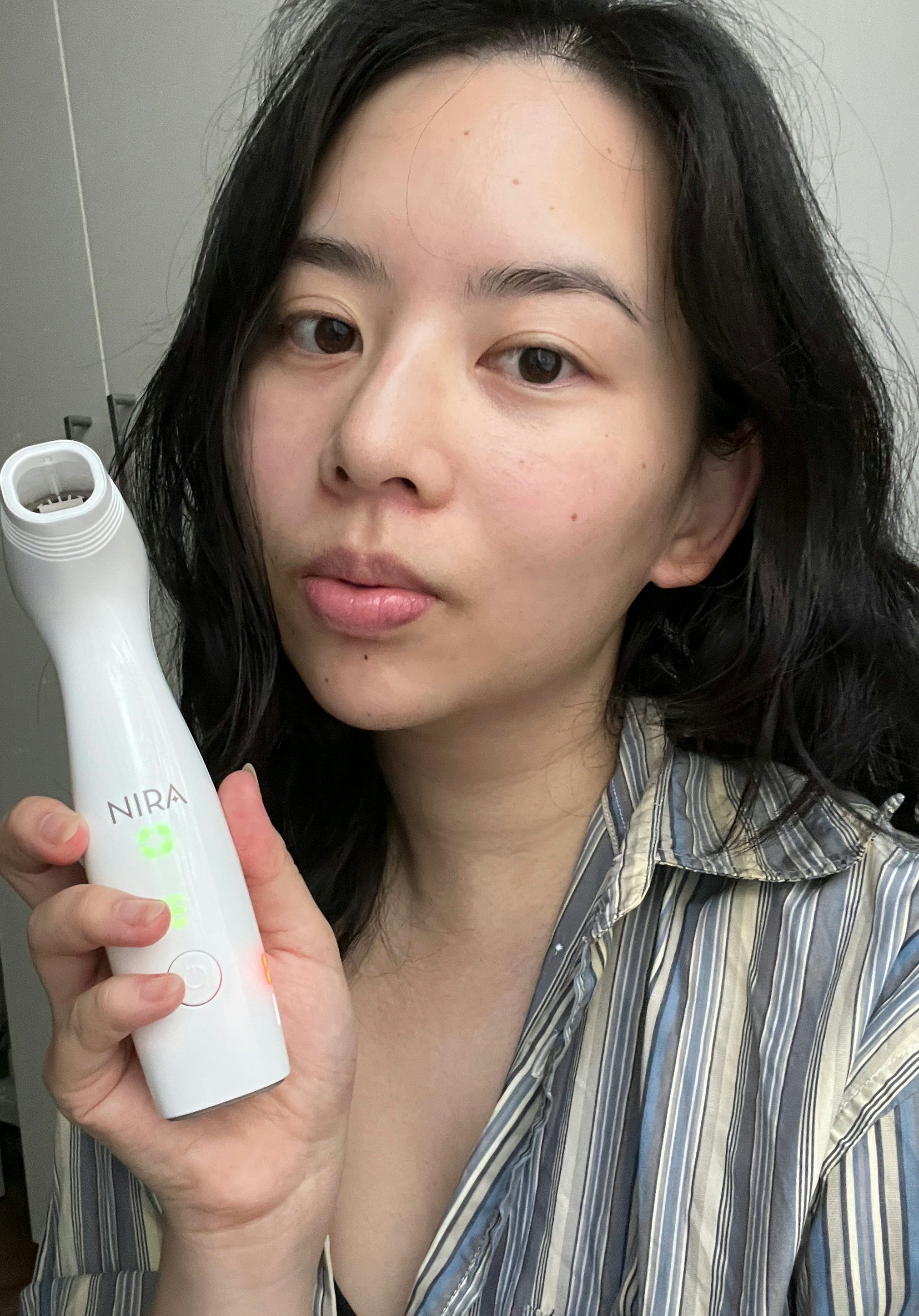 NIRA Pro Laser Review An At Home Skin Device That Smooths Fine