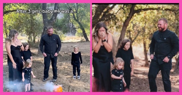 One mom showed her raw reaction after discovering that she was expecting her fourth daughter in a vi...