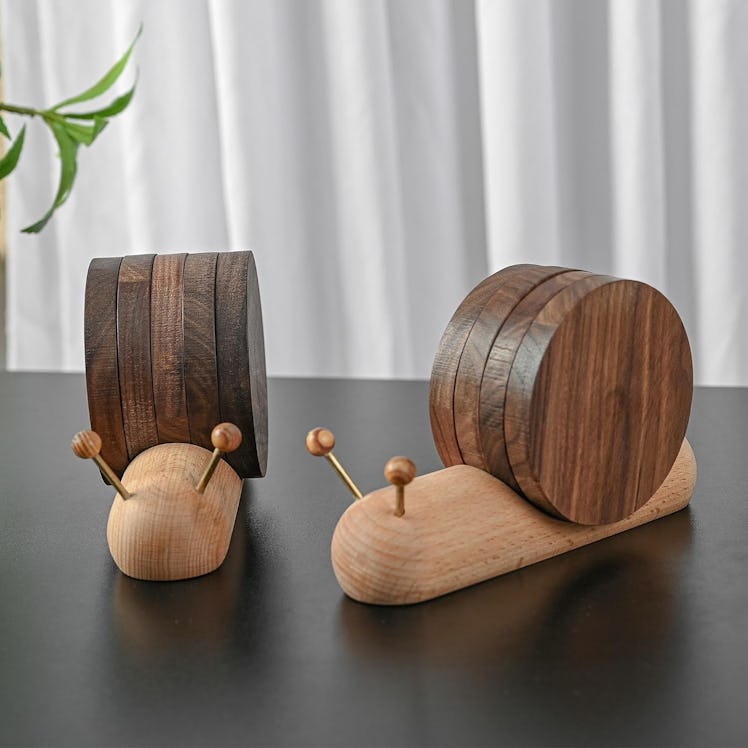 Damuzhi Wooden Coasters (6 Pieces)