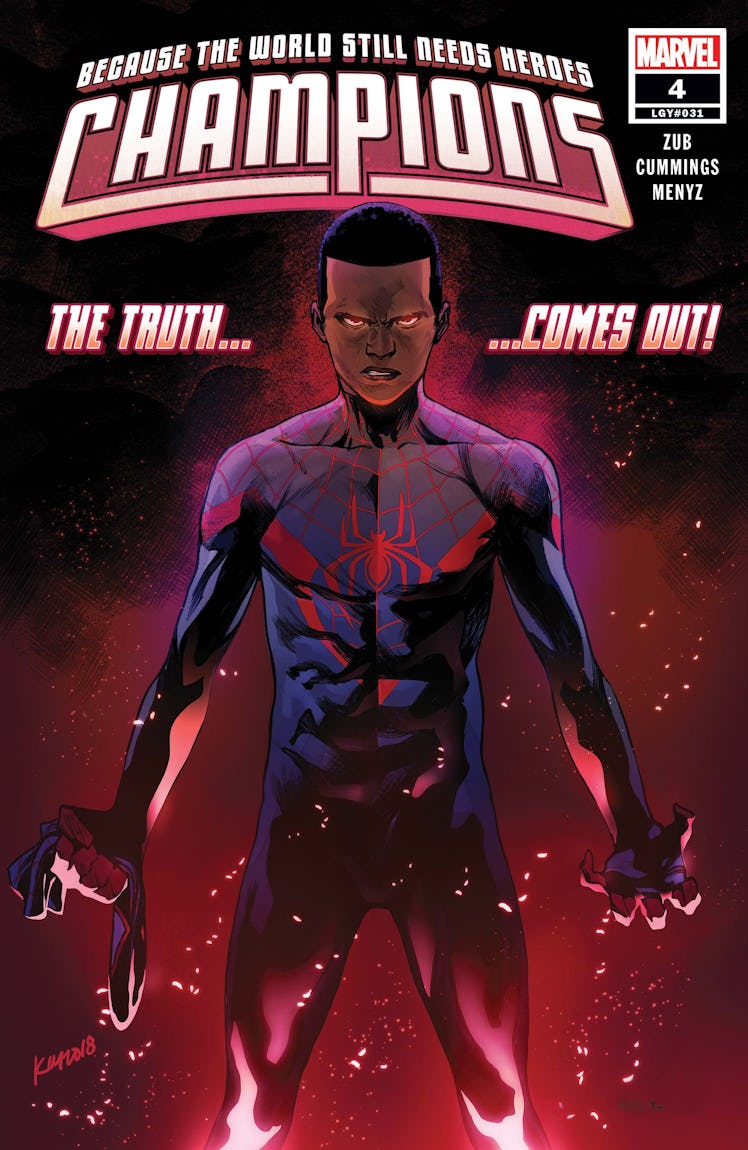 Miles Morales Champions cover