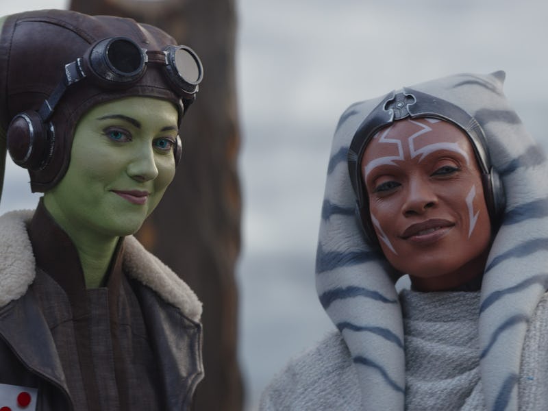 Hera Syndulla (Mary Elizabeth Winstead) and Ahsoka Tano (Rosario Dawson) in Ahsoka