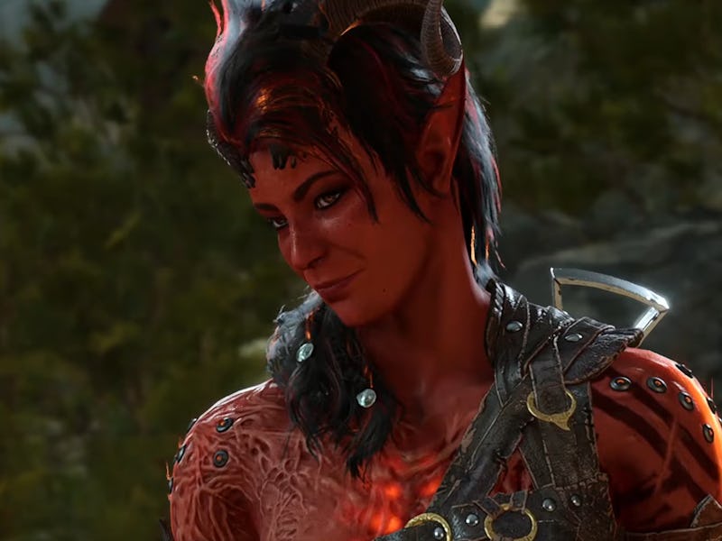 screenshot of Karlach in Baldur's Gate 3