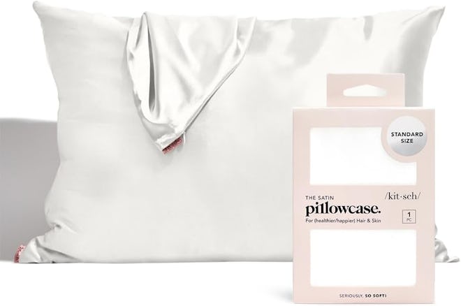Kitsch 100% Satin Pillowcase with Zipper