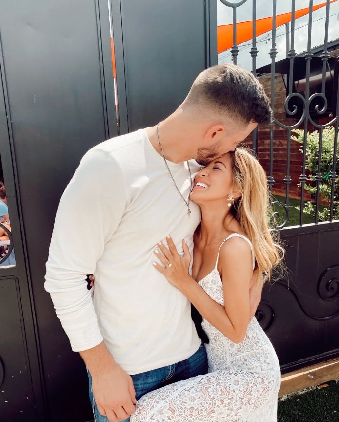 Josh and Paige from &lsquo;Love Is Blind.&rsquo; Screenshot via Instagram