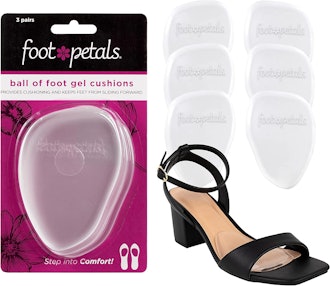 Foot Petals Women's Rounded (3 Pairs)