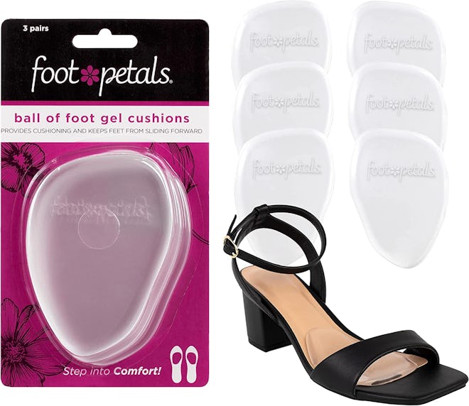 Foot Petals Women's Rounded (3 Pairs)