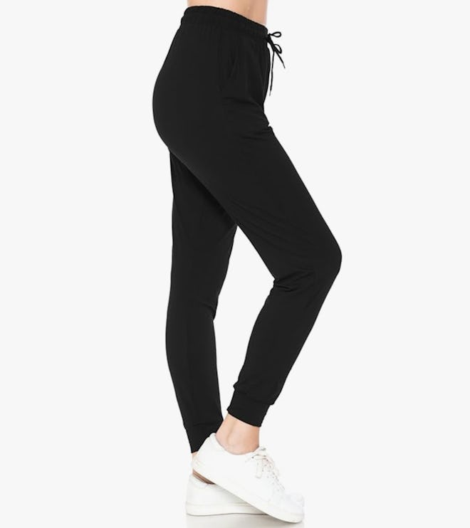 Leggings Depot Relaxed-Fit Cuff Sweatpants with Pockets