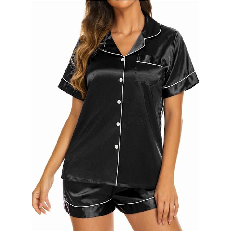 Ekouaer Satin Pajamas (2 Pieces)