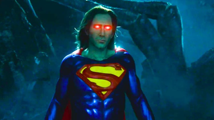 Nicolas Cage as Superman in The Flash