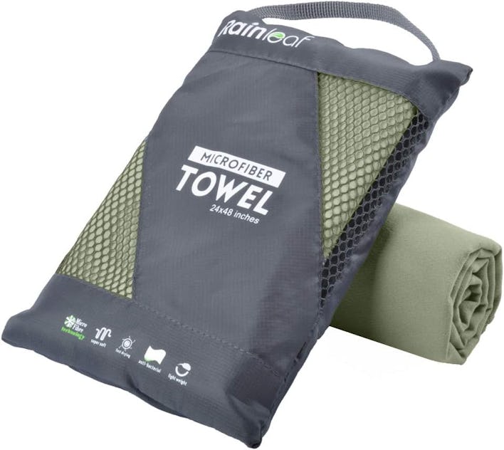 Rainleaf Microfiber Sports and Travel Towel