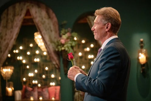Gerry Turner at 'The Golden Bachelor' rose ceremony in Episode 2.