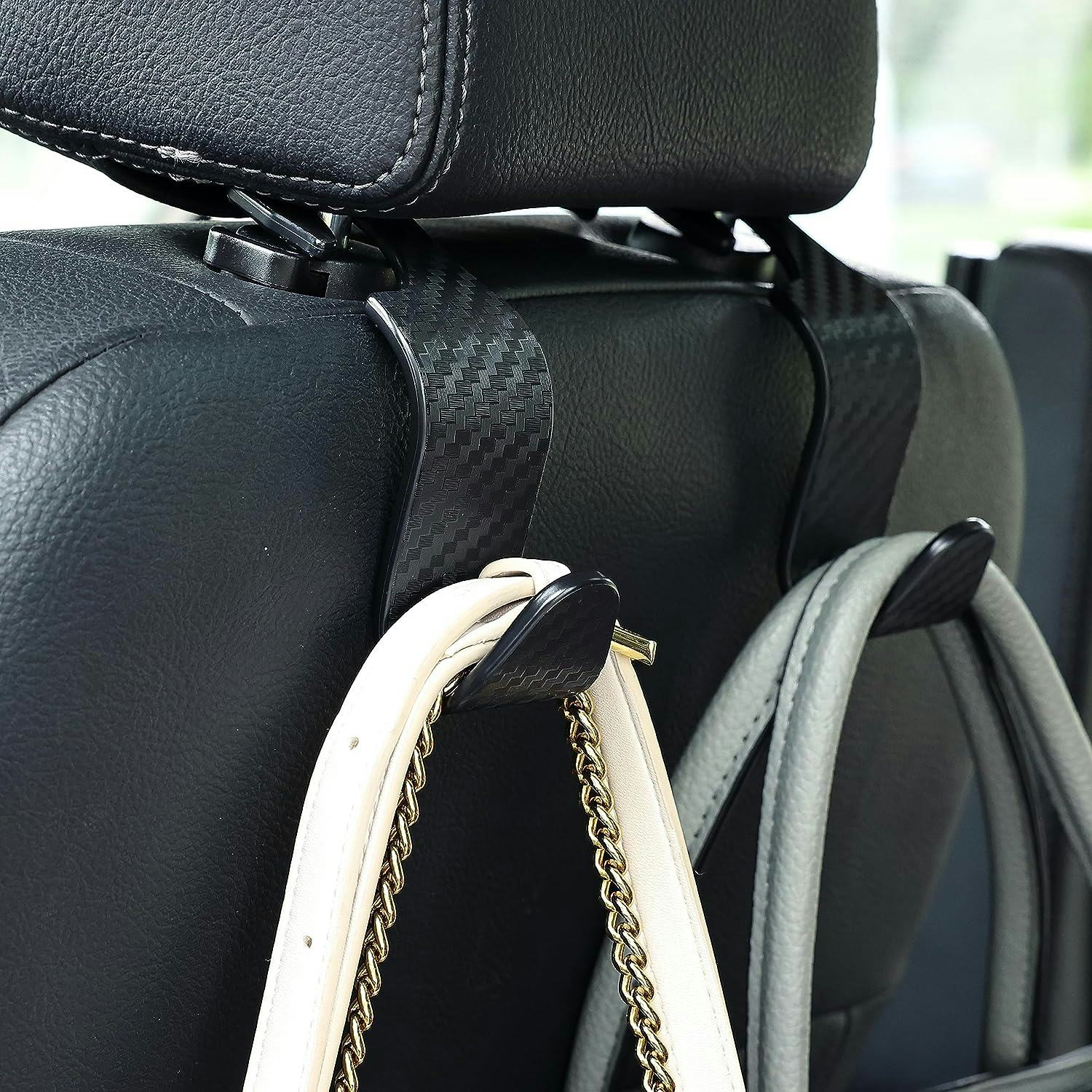 Amooca Car Seat Headrest Hook (4-Pack)