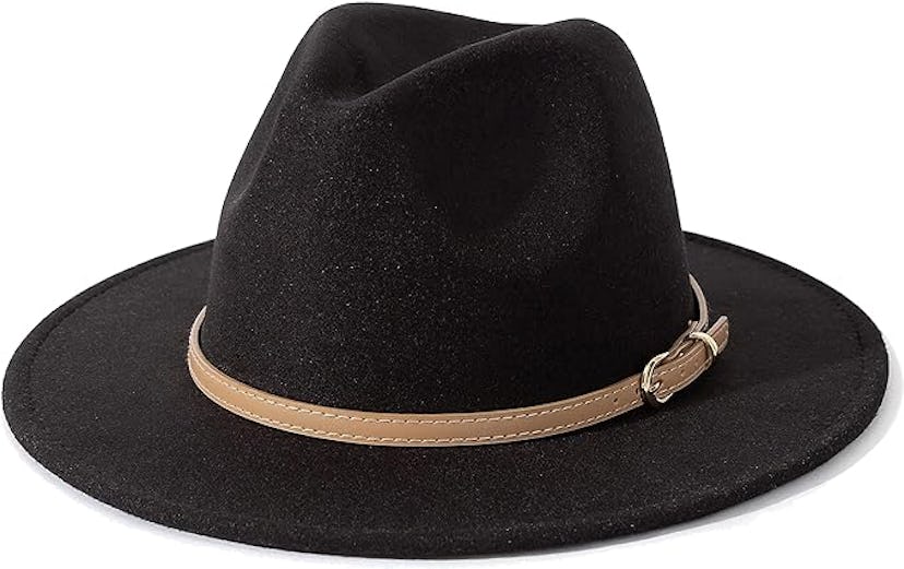 Lisianthus Wide Brim Hat with Belt Buckle