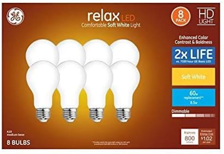 GE Relax 8-Pack 60 W Light Bulbs