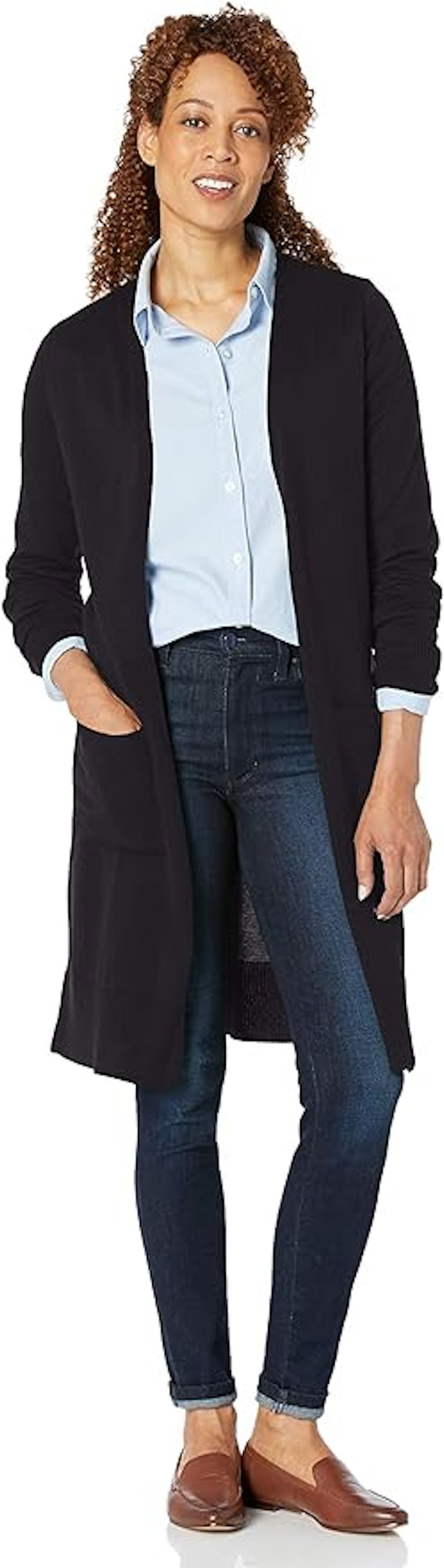 Amazon Essentials Lightweight Longer Length Cardigan