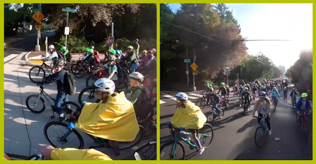 TikToker Coach Balto is mobilizing parents and students for safe morning commutes via a "bike bus."