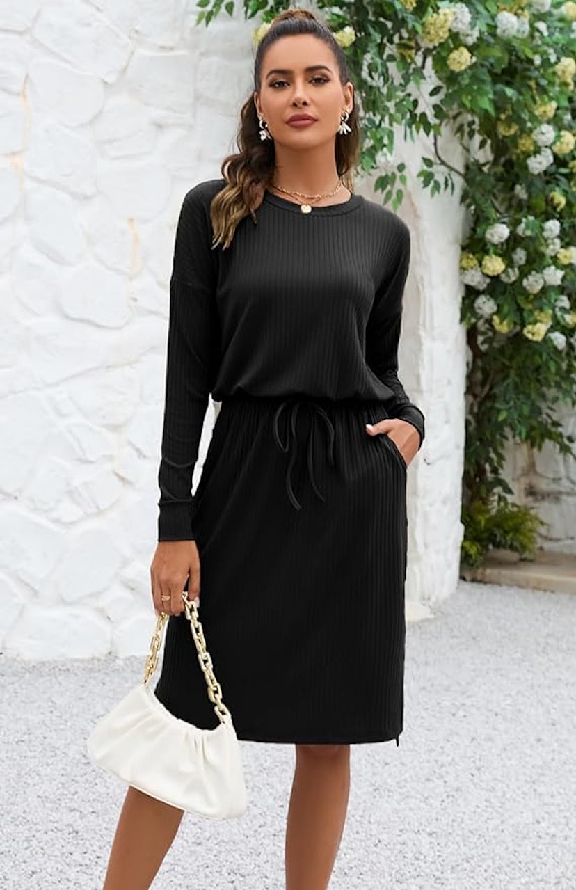 Simier Fariry Midi Dress with Pockets