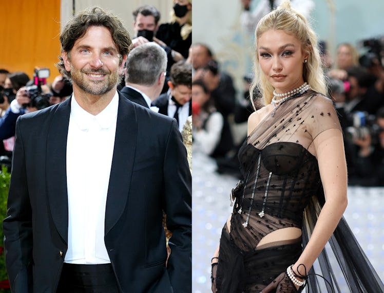 Gigi Hadid and Bradley Cooper at the Met Gala.