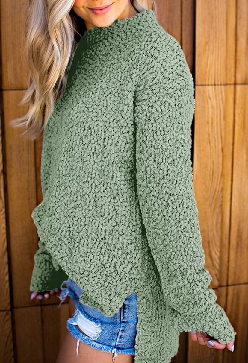 Imily Bela Fuzzy Knitted Sweater