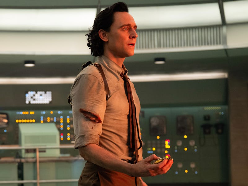 Tom Hiddleston as Loki in Episode 1 of 'Loki' Season 2 