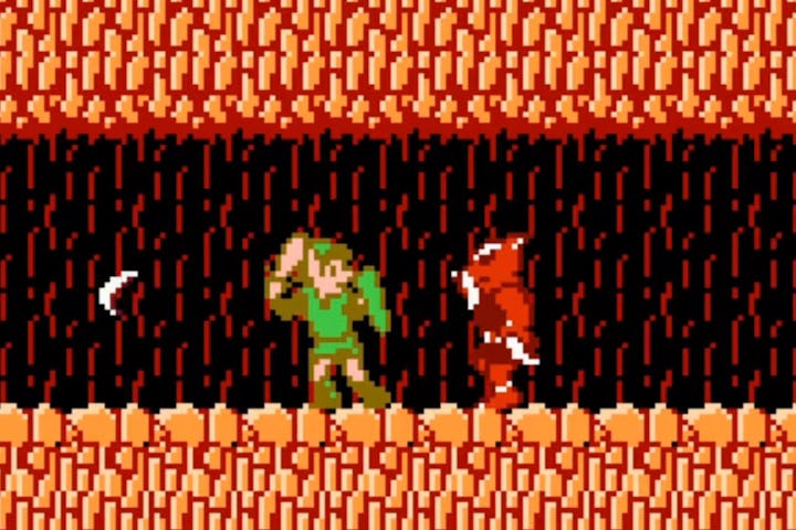 Link is never safe in Zelda II