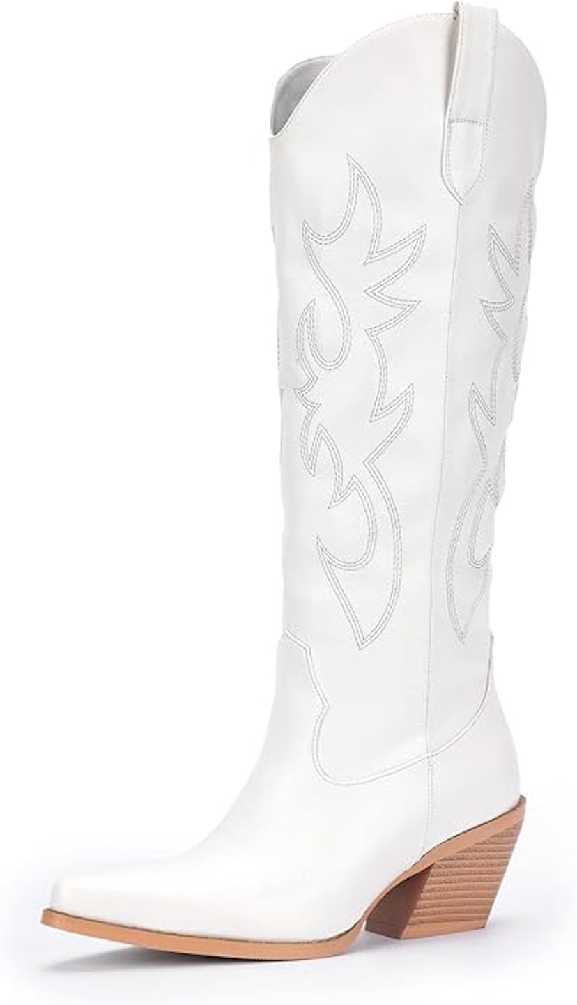 Pasuot Rhinestone Cowboy Boots for Women