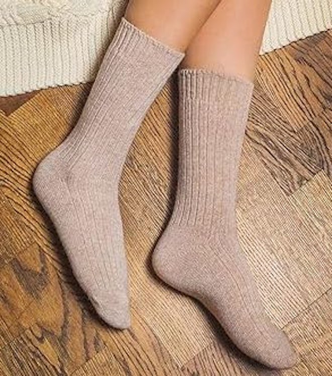 WEST COAST KNITWEAR Fine Cashmere and Merino Wool Socks