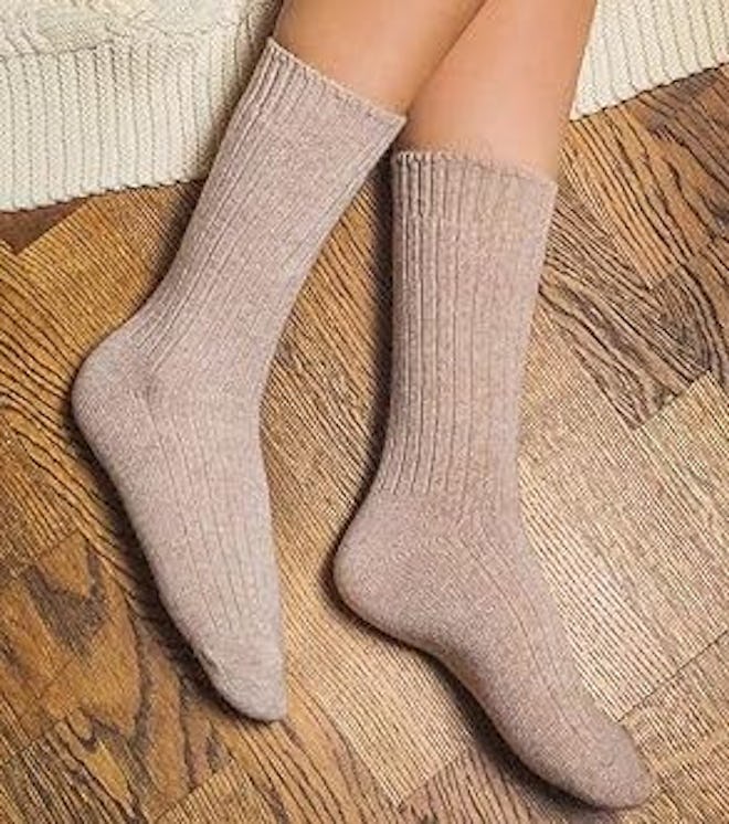 WEST COAST KNITWEAR Fine Cashmere and Merino Wool Socks