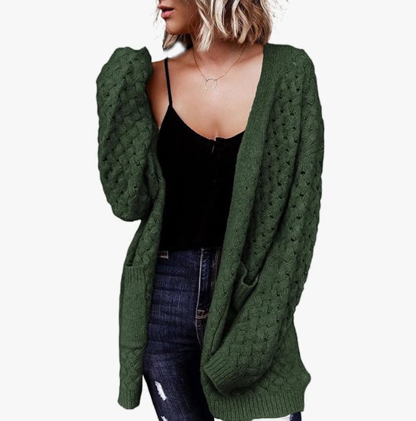 Dokotoo Long Sleeve Cable Knit Cardigan