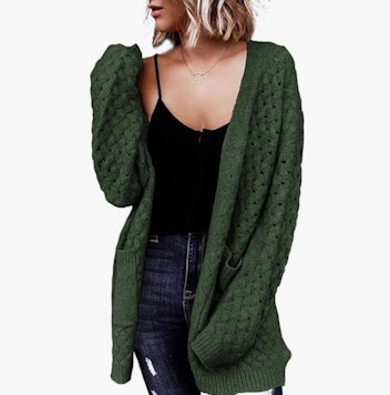 Dokotoo Long Sleeve Cable Knit Cardigan