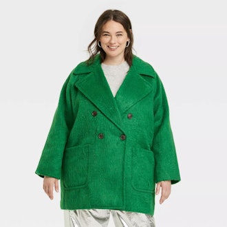  Oversized Essential Faux Jacket  