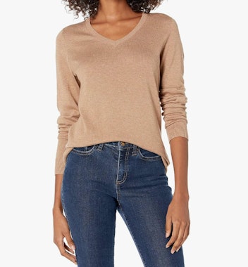 Amazon Essentials Classic-Fit Long-Sleeve V-Neck Sweater