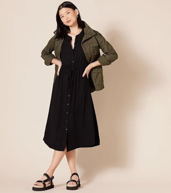 Amazon Essentials Relaxed Fit Midi A-Line Dress