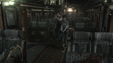 Resident Evil 0 train screenshot