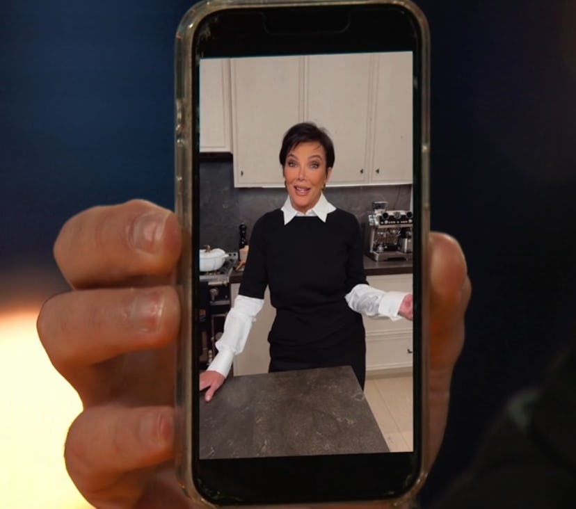 Kris Jenner’s cameo on ‘The Golden Bachelor.’ Screenshot via Hulu
