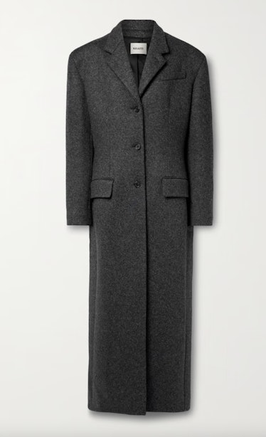 Bontin wool-blend felt coat
