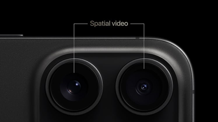 Spatial video only works on the iPhone 15 Pro not regular iPhone 15