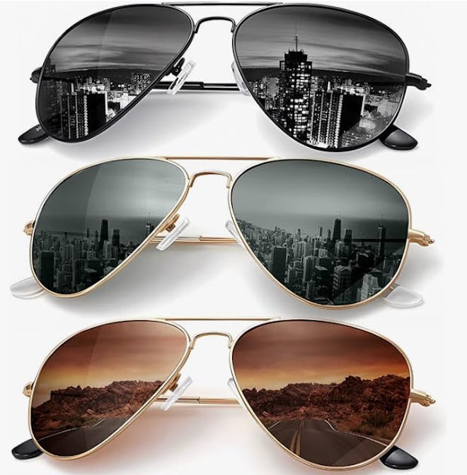 KALIYADI Classic Aviator Sunglasses