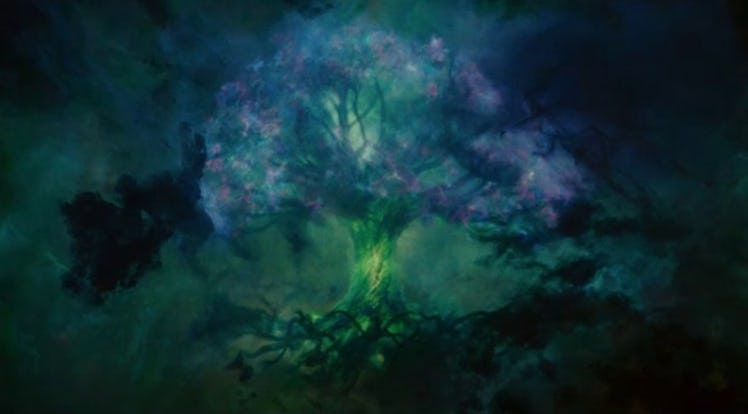 In place of the Temporal Loom, there’s a vast tree much like Yggdrasil, the Norse tree of life. 