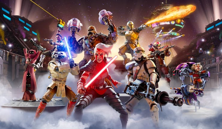 Star Wars: Hunters key art