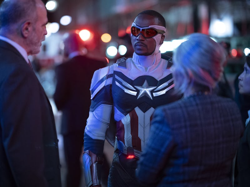 Anthony Mackie as Sam Wilson/Captain America in The Falcon and the Winter Soldier