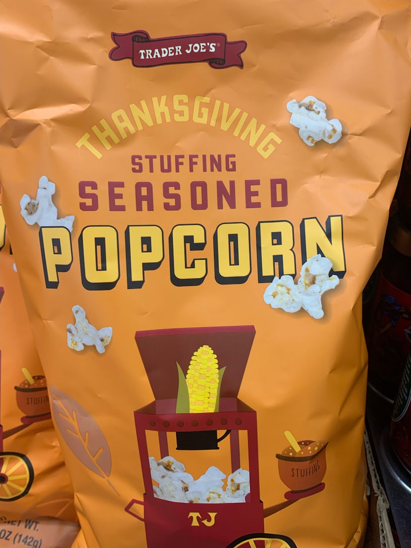 Trader Joe's stuffing seasoned popcorn