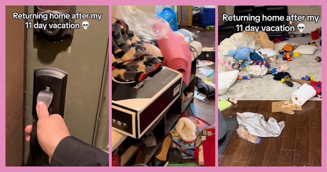 People are screaming for a divorce after a mom returned to a disaster of a home after going on a vac...